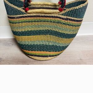 Handwoven Multicolor Tote Bag